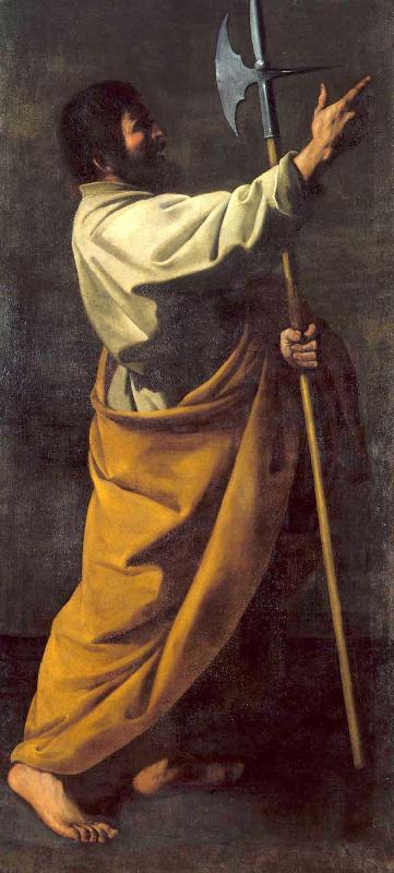 Francisco de Zurbaran Sao Judas Tadeu oil painting picture